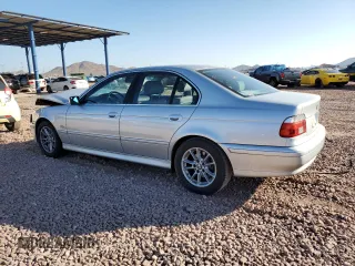 2003 BMW 5 Series 525iA with VIN WBADT43463G030675, listed as a Copart auction lot 43377015 with 121,395 mi miles and Salvage Title. Bid and sale history available at carsss.com. Image 2.
