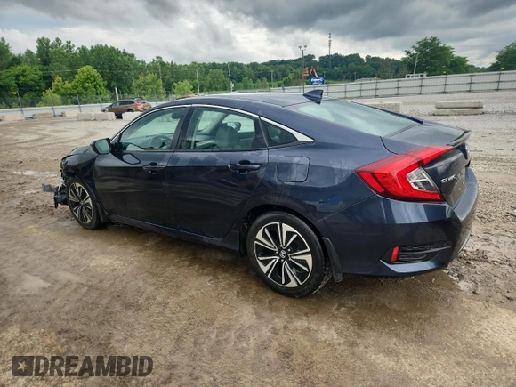 2016 Honda Civic EX-L with VIN 19XFC1F75GE018863, listed as a Copart auction lot 60630535 with 158,806 mi miles and Salvage title. Bid and sale history available at DreamBid. Image 2.