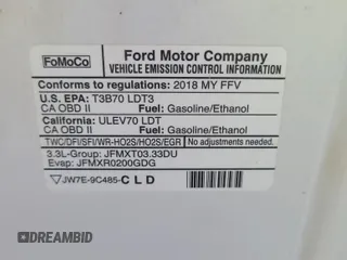 2018 Ford F-150 XL with VIN 1FTMF1EB9JKD38518, listed as a IAAI auction lot 42730627 with 205,804 mi miles and . Bid and sale history available at DreamBid. Image 18.
