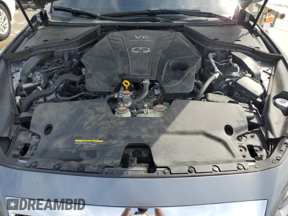 2023 Infiniti Q50 Luxe z VIN JN1EV7BR2PM541987, wystawiony jako Copart lot #53506195 z przebiegiem 65 202 mil mil oraz Szkoda całkowita • Salvage title. Historia ofert i sprzedaży dostępna na DreamBid. Obrazek 11.
