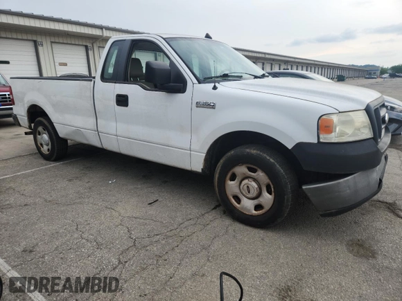 2008 Ford F-150 XL with VIN 1FTRF12228KD93493, listed as a Copart auction lot 61424955 with 138,662 mi miles and Clean title. Bid and sale history available at DreamBid. Image 4.