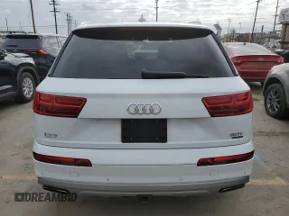 2018 Audi Q7 Premium Plus with VIN WA1LAAF79JD017453, listed as a Copart auction lot 53078955 with 57,654 mi miles and Salvage Title. Bid and sale history available at carsss.com. Image 6.