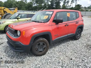2018 Jeep Renegade Sport with VIN ZACCJBABXJPH41855, listed as a Copart auction lot 60539345 with 40,771 mi miles and Salvage title. Bid and sale history available at DreamBid. Image 1.