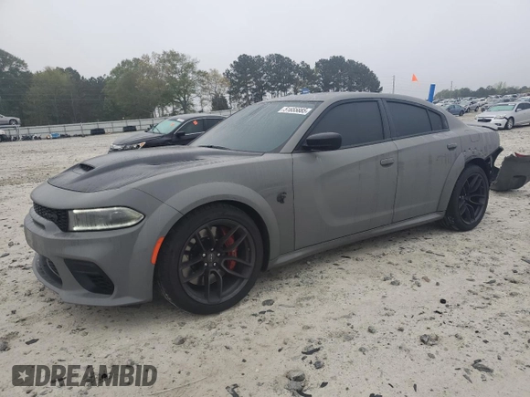 2023 Dodge Charger SRT Hellcat Widebody Jailbreak with VIN 2C3CDXL90PH642376, listed as a Copart auction lot 51655885 with 12,068 mi miles and Salvage Title. Bid and sale history available at carsss.com. Image 1.