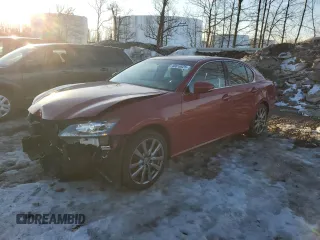 2015 Lexus GS 350 with VIN JTHCE1BL3FA005156, listed as a Copart auction lot 48616625 with 28,414 mi miles and Salvage Title. Bid and sale history available at carsss.com. Image 1.