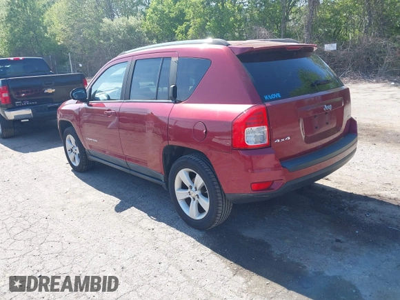 2011 Jeep Compass Latitude with VIN 1J4NF1FB3BD188487, listed as a IAAI auction lot 42250377 with 107,795 mi miles and . Bid and sale history available at DreamBid. Image 3.
