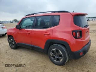 2017 Jeep Renegade Sport with VIN ZACCJAAB4HPF66247, listed as a Copart auction lot 54587595 with 142,264 mi miles and Salvage title. Bid and sale history available at DreamBid. Image 2.