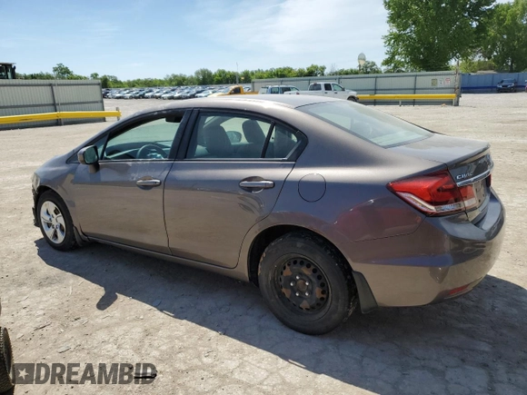 2014 Honda Civic LX z VIN 19XFB2F58EE015699, wystawiony jako Copart lot #54666215 z przebiegiem 211 610 mil mil oraz Szkoda całkowita • Salvage title. Historia ofert i sprzedaży dostępna na DreamBid. Obrazek 2.