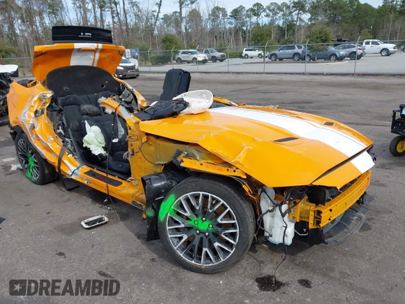 2019 Ford Mustang GT with VIN 1FA6P8CF2K5132015, listed as a IAAI auction lot 41320152 with 21,998 mi miles. Bid and sale history available at carsss.com. Image 1.