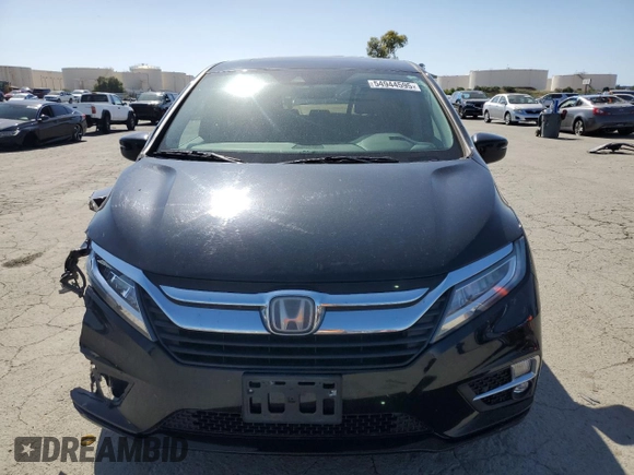 2018 Honda Odyssey Touring with VIN 5FNRL6H80JB065039, listed as a Copart auction lot 54944595 with 81,987 mi miles and Salvage Title. Bid and sale history available at carsss.com. Image 5.