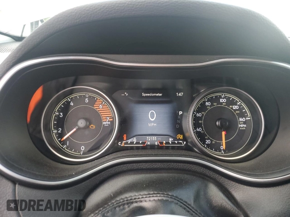 2019 Jeep Cherokee Limited with VIN 1C4PJMDN7KD116722, listed as a Copart auction lot 55806305 with 72,155 mi miles and Salvage title. Bid and sale history available at DreamBid. Image 9.
