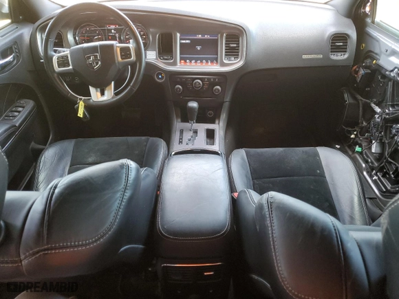 2013 Dodge Charger RT Plus with VIN 2C3CDXCTXDH661427, listed as a Copart auction lot 48746215 with 100,060 mi miles and Salvage Title. Bid and sale history available at carsss.com. Image 8.