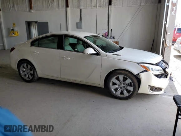 2015 Buick Regal with VIN 2G4GK5EX0F9185883, listed as a Copart auction lot 49075195 with 102,837 mi miles and Salvage Title. Bid and sale history available at carsss.com. Image 4.