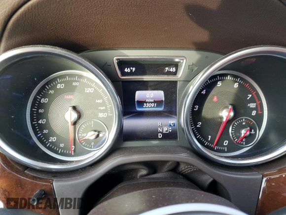 2019 Mercedes-Benz GLS with VIN 4JGDF6EE2KB205183, listed as a Copart auction lot 36768293 with 33,091 mi miles. Bid and sale history available at carsss.com. Image 9.