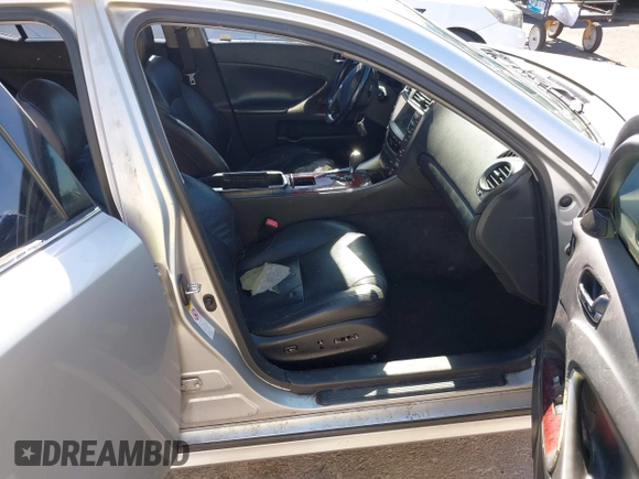 2008 Lexus IS 250 with VIN JTHBK262482074995, listed as a IAAI auction lot 42262084 with 229,315 mi miles and . Bid and sale history available at DreamBid. Image 5.