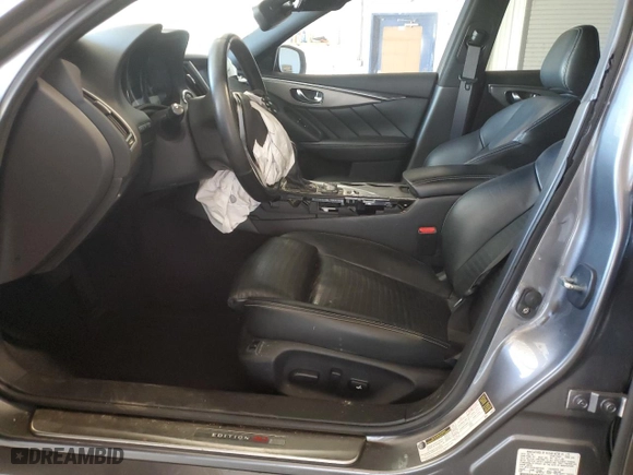 2020 Infiniti Q50 3.0t PURE with VIN JN1EV7AP8LM203925, listed as a Copart auction lot 74701834 with 0 mi miles and Salvage Title. Bid and sale history available at carsss.com. Image 7.