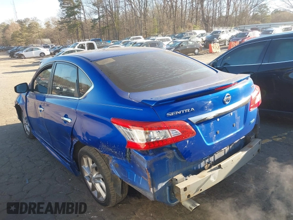 2013 Nissan Sentra SR with VIN 3N1AB7AP9DL795693, listed as a IAAI auction lot 41822194 with 166,572 mi miles and . Bid and sale history available at DreamBid. Image 3.