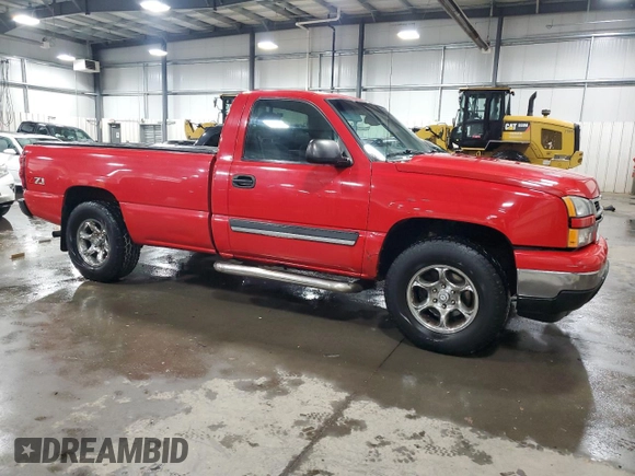 2006 Chevrolet Silverado 1500 Work Truck with VIN 3GCEK14Z46G163110, listed as a Copart auction lot 85896414 with 138,890 mi miles and Salvage Title. Bid and sale history available at carsss.com. Image 4.