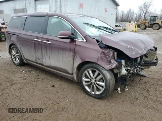 2018 Kia Sedona SX-L with VIN KNDME5C16J6375796, listed as a Copart auction lot 83982744 with 108,289 mi miles and Clean Title. Bid and sale history available at carsss.com. Image 4.