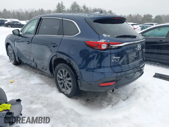 2021 Mazda CX-9 Touring with VIN JM3TCBCY8M0509073, listed as a IAAI auction lot 41563640 with 38,779 mi miles. Bid and sale history available at carsss.com. Image 3.