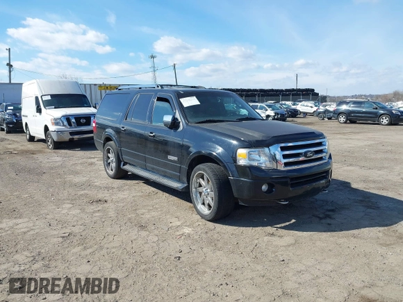 2007 Ford Expedition EL Limited with VIN 1FMFK19507LA76959, listed as a IAAI auction lot 41668013 with 289,070 mi miles. Bid and sale history available at carsss.com. Image 1.