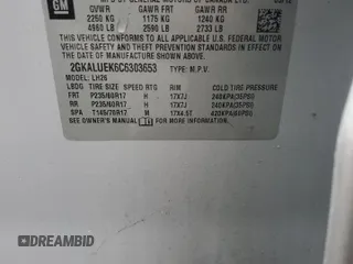 2012 GMC Terrain SLT-1 с VIN 2GKALUEK6C6303653, выставлен на аукционе Copart как лот 42188225 с пробегом 128 472 миль миль и Списание • Salvage title. История ставок и продаж доступна на DreamBid. Изображение 15.