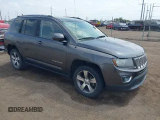 2016 Jeep Compass High Altitude Edition with VIN 1C4NJCEA1GD720223, listed as a IAAI auction lot 41879625 with 147,458 mi miles. Bid and sale history available at carsss.com. Image 1.