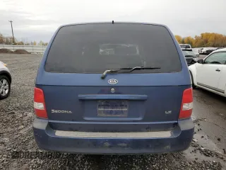2004 Kia Sedona LX with VIN KNDUP131946505075, listed as a Copart auction lot 81686734 with 108,111 mi miles and Salvage Title. Bid and sale history available at carsss.com. Image 6.