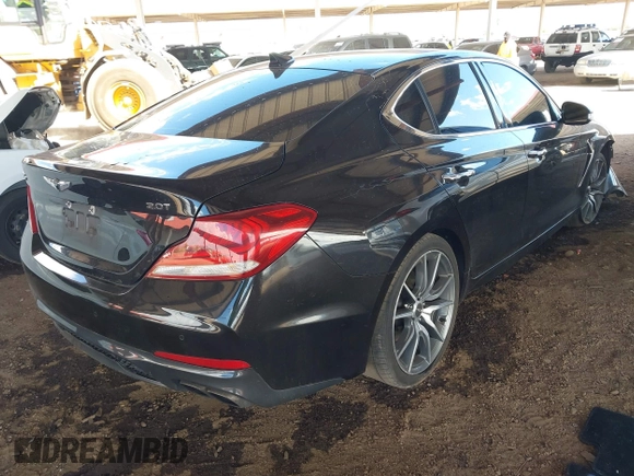 2019 Genesis G70 Advanced with VIN KMTG44LA7KU026266, listed as a IAAI auction lot 42045554 with 82,248 mi miles and . Bid and sale history available at DreamBid. Image 4.