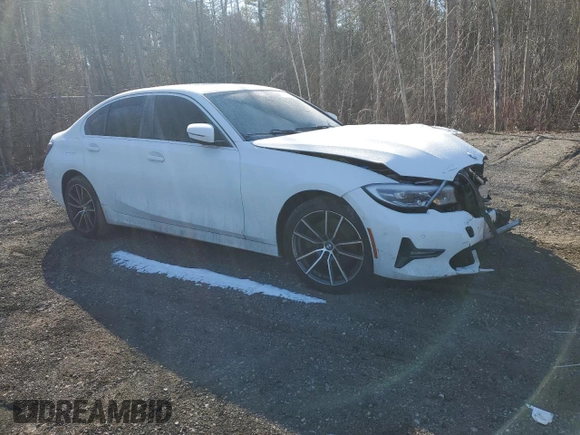 2019 BMW 3 Series 330i xDrive with VIN WBA5R7C5XKAJ85843, listed as a Copart auction lot 50716225 with Not Provided miles and Salvage Title. Bid and sale history available at carsss.com. Image 4.