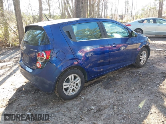 2014 Chevrolet Sonic LT with VIN 1G1JC6SG7E4118564, listed as a IAAI auction lot 41827748 with 120,326 mi miles. Bid and sale history available at carsss.com. Image 4.