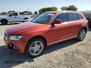 2014 Audi Q5 Premium Plus with VIN WA1LFAFP2EA123901, listed as a Copart auction lot 60330375 with 54,313 mi miles and Salvage title. Bid and sale history available at DreamBid. Image 1.
