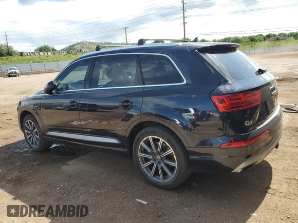 2017 Audi Q7 Premium Plus with VIN WA1LAAF78HD008754, listed as a Copart auction lot 60796555 with 152,920 mi miles and Clean title. Bid and sale history available at DreamBid. Image 2.