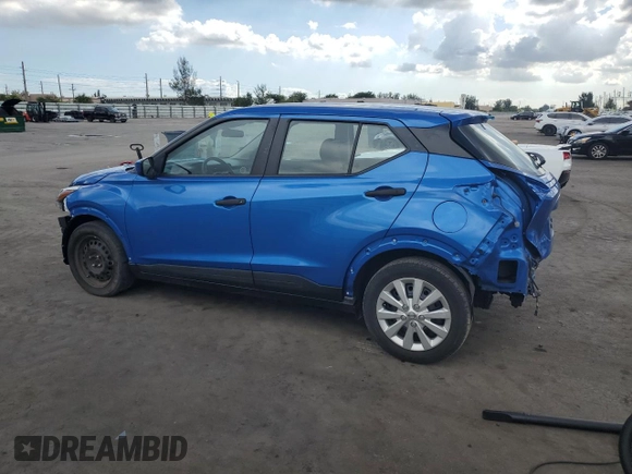 2022 Nissan Kicks S z VIN 3N1CP5BVXNL498820, wystawiony jako Copart lot #86065314 z przebiegiem 38 609 mil mil oraz Szkoda całkowita • Salvage title. Historia ofert i sprzedaży dostępna na DreamBid. Obrazek 2.