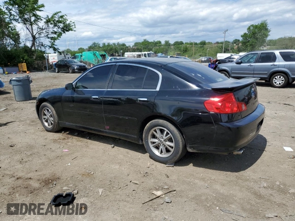 2005 Infiniti G35 with VIN JNKCV51FX5M300822, listed as a Copart auction lot 56136715 with 292,613 mi miles and Clean Title. Bid and sale history available at DreamBid. Image 2.