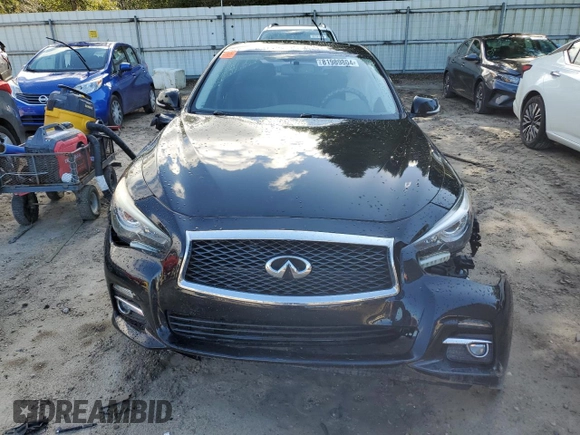 2017 Infiniti Q50 3.0t Premium with VIN JN1EV7AP6HM742020, listed as a Copart auction lot 81989804 with 78,816 mi miles and Salvage Title. Bid and sale history available at carsss.com. Image 5.