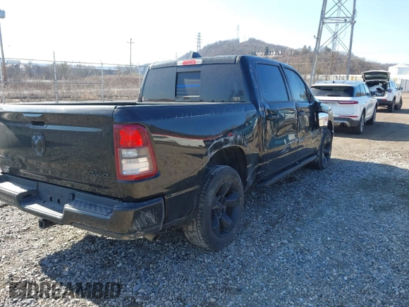 2019 Ram 1500 Big Horn/Lone Star with VIN 1C6RRFFG6KN881465, listed as a IAAI auction lot 41737348 with 80,110 mi miles. Bid and sale history available at carsss.com. Image 4.