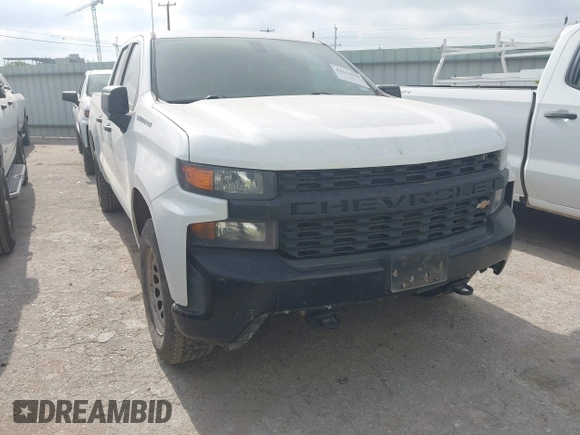 2020 Chevrolet Silverado 1500 Work Truck with VIN 1GCRYAEF8LZ177222, listed as a IAAI auction lot 42223656 with 60,695 mi miles and . Bid and sale history available at DreamBid. Image 1.