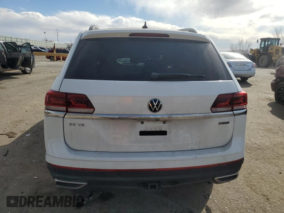 2021 Volkswagen Atlas SE z VIN 1V2HR2CA0MC526141, wystawiony jako Copart lot #46484105 z przebiegiem 49 420 mil mil oraz Szkoda całkowita • Salvage title. Historia ofert i sprzedaży dostępna na DreamBid. Obrazek 6.