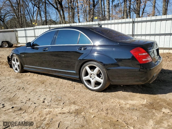 2012 Mercedes-Benz S-Class S 550 with VIN WDDNG7DB2CA426427, listed as a Copart auction lot 43619315 with 126,212 mi miles and Salvage Title. Bid and sale history available at carsss.com. Image 2.