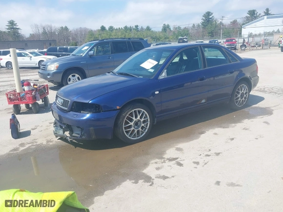 2001 Audi S4 with VIN WAURD68D21A133213, listed as a IAAI auction lot 42040168 with 1 mi miles. Bid and sale history available at carsss.com. Image 2.