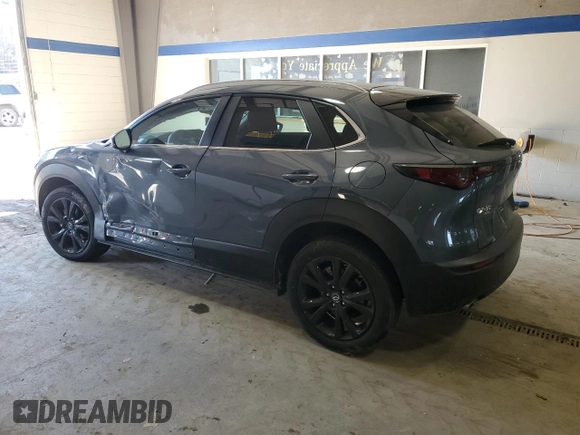2022 Mazda CX-30 S Carbon Edition с VIN 3MVDMBCL7NM429131, выставлен на аукционе Copart как лот 42421695 с пробегом 21 825 миль миль и Списание • Salvage title. История ставок и продаж доступна на DreamBid. Изображение 2.