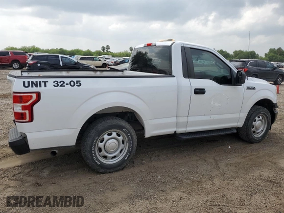 2020 Ford F-150 XL with VIN 1FTMF1C58LKE10017, listed as a Copart auction lot 56325195 with 51,084 mi miles and Salvage title. Bid and sale history available at DreamBid. Image 3.