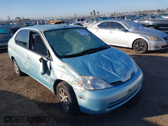 2002 Toyota Prius with VIN JT2BK18U820062239, listed as a IAAI auction lot 41598190 with 210,224 mi miles. Bid and sale history available at carsss.com. Image 6.