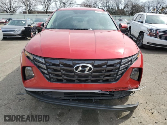 2022 Hyundai Tucson SEL with VIN 5NMJBCAE6NH030802, listed as a Copart auction lot 49940825 with 85,851 mi miles and Salvage Title. Bid and sale history available at carsss.com. Image 5.