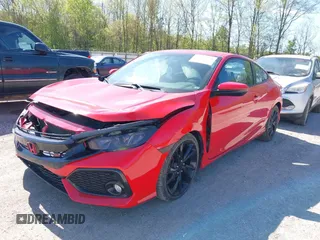 2018 Honda Civic Si Coupe with VIN 2HGFC3A59JH752808, listed as a IAAI auction lot 42018770 with 83,451 mi miles. Bid and sale history available at carsss.com. Image 2.