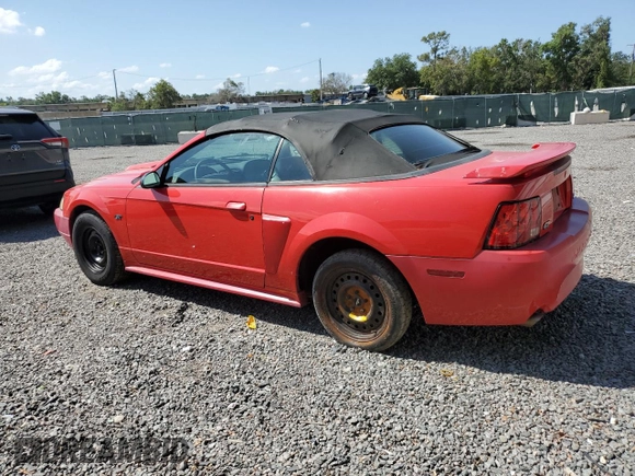 2003 Ford Mustang GT Deluxe with VIN 1FAFP45X63F365017, listed as a Copart auction lot 55574005 with 145,983 mi miles and Clean Title. Bid and sale history available at carsss.com. Image 2.