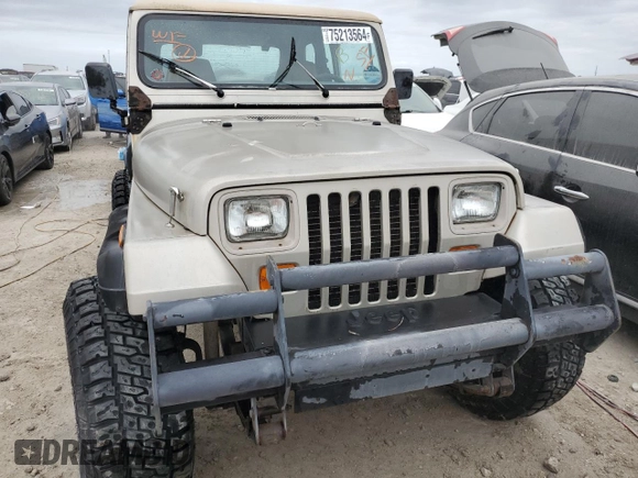 1995 Jeep Wrangler with VIN 1J4FY29S6SP310046, listed as a Copart auction lot 75213564 with 147,111 mi miles and Non Repairable. Bid and sale history available at carsss.com. Image 5.
