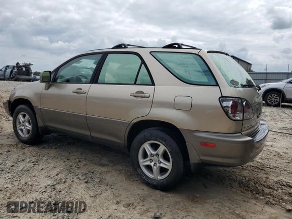 2002 Lexus RX 300 with VIN JTJGF10U320125323, listed as a Copart auction lot 59705155 with 139,158 mi miles and Salvage title. Bid and sale history available at DreamBid. Image 2.