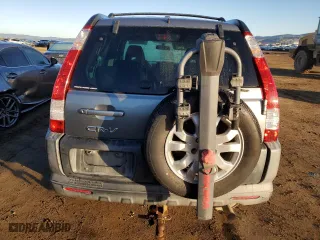 2006 Honda CR-V EX with VIN SHSRD77846U423084, listed as a Copart auction lot 86234584 with 262,874 mi miles and Salvage Title. Bid and sale history available at carsss.com. Image 6.